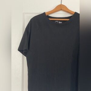 Aerie Distressed Basic Boyfriend T-Shirt